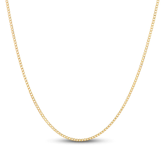 1.5mm Curb Chain in 18K Yellow Gold