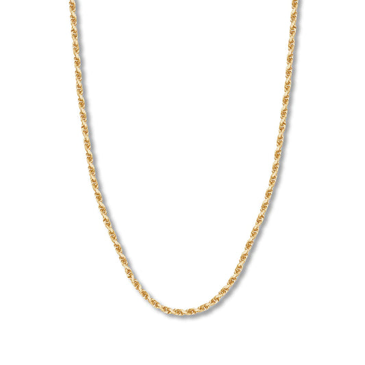 Rope Chain 18” Chain in 18k Gold