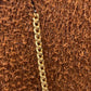 1. 2mm Curb Chain in 18K Yellow Gold