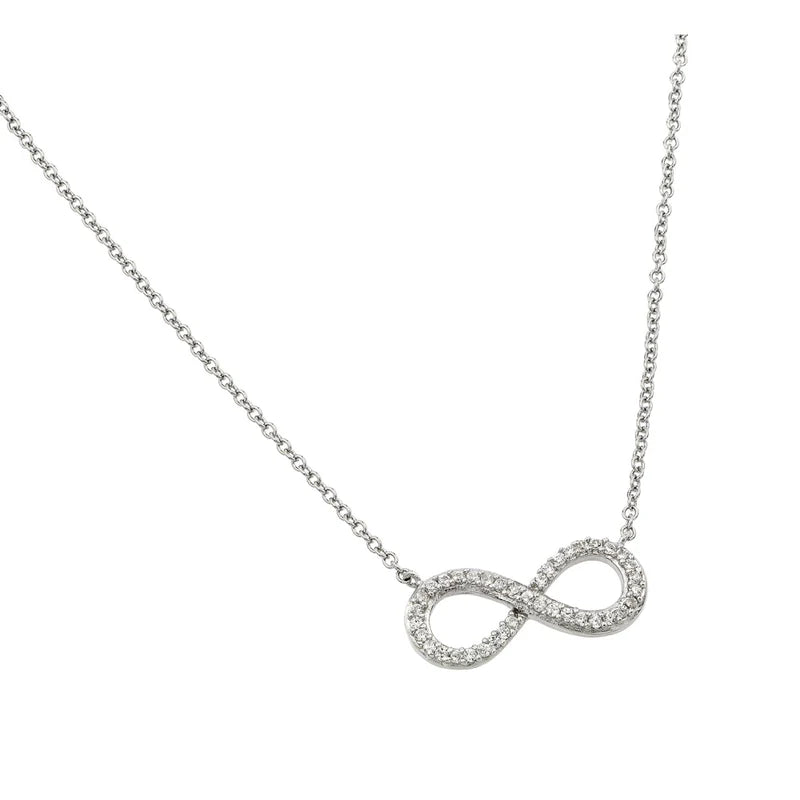 Gemstone Infinity Necklace