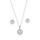 Moissanite Necklace and Earring Set