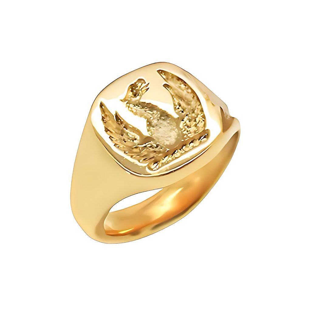 Phoenix Rising Ring Gold Rising Phoenix Signet Ring – Jogo Jewel